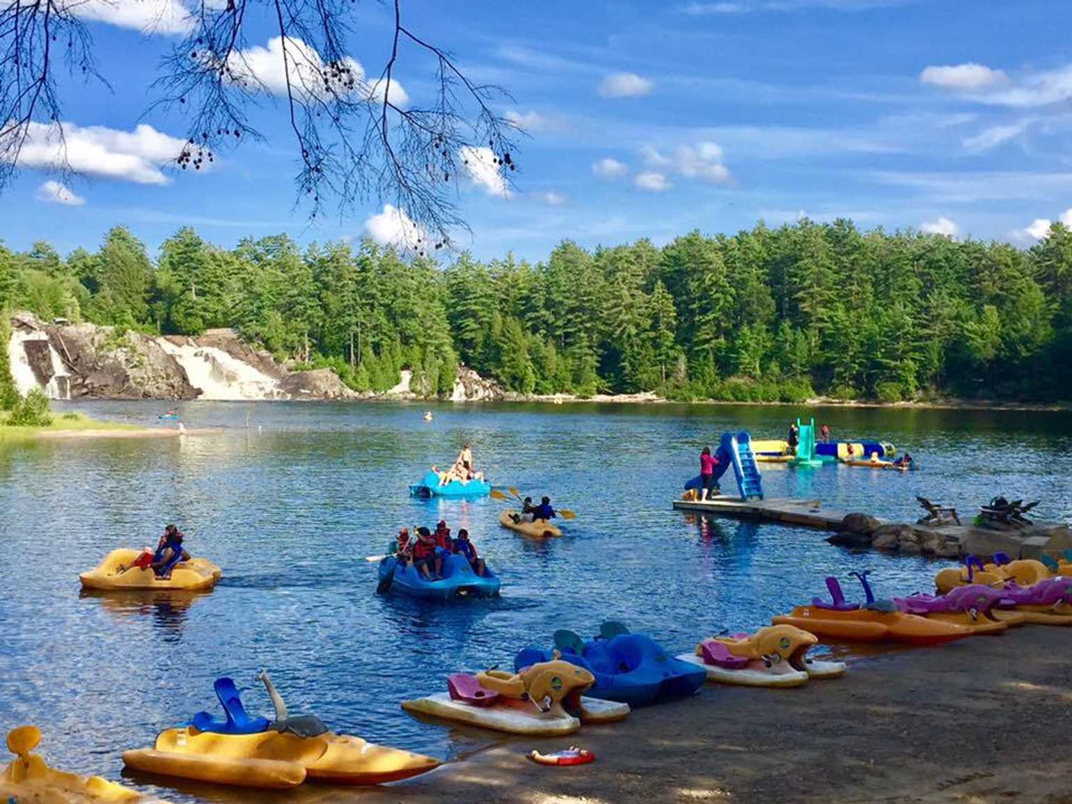 High Falls Bay Cottages, Camping & Waterpark - Bracebridge, Ontario ...