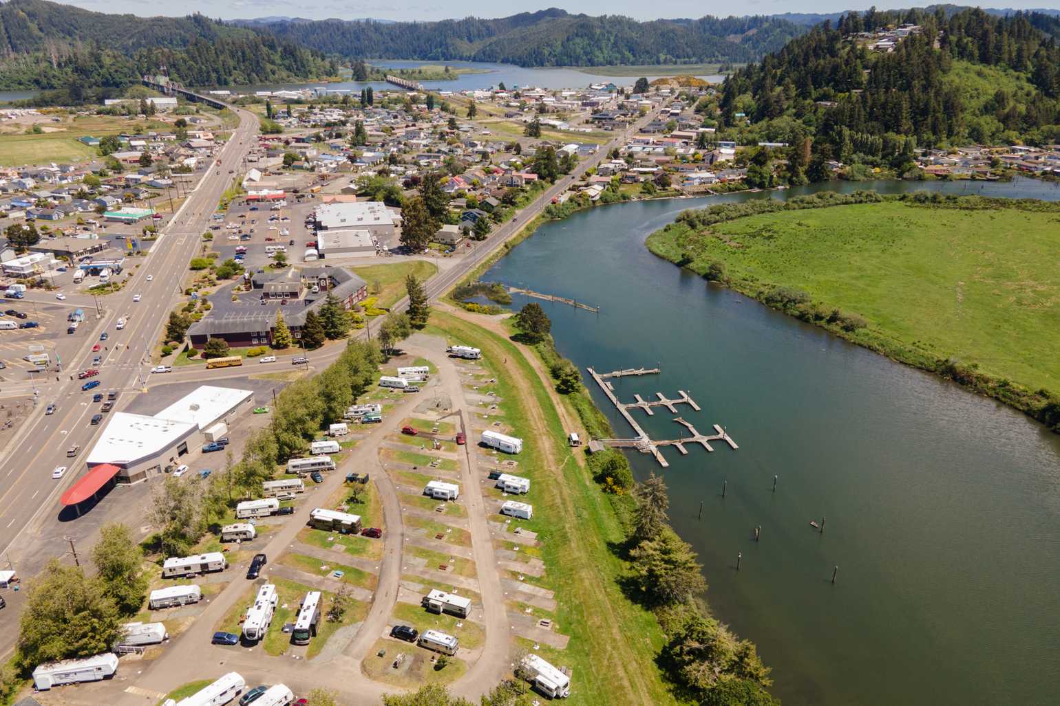 Coho RV Park & Marina Reedsport, Oregon Campspot