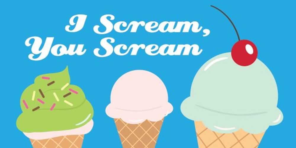 I Scream You Scream Ice Cream Social