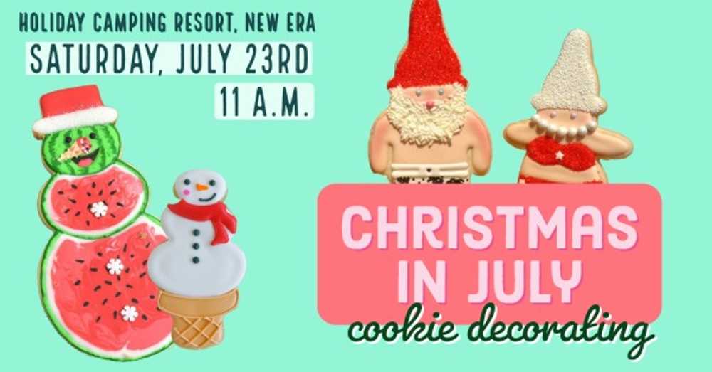 CHRISTMAS IN JULY COOKIE DECORATING