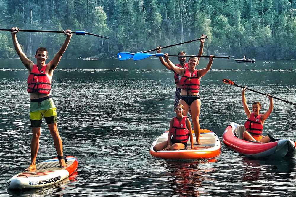 Paddle Boards, Kayaks, Canoes and Lake Floaties