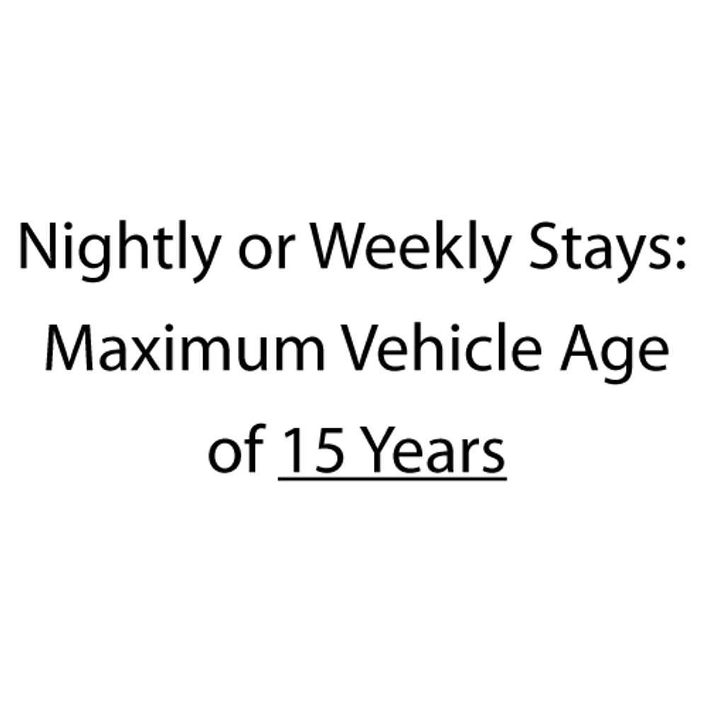 Vehicle Age Restrictions