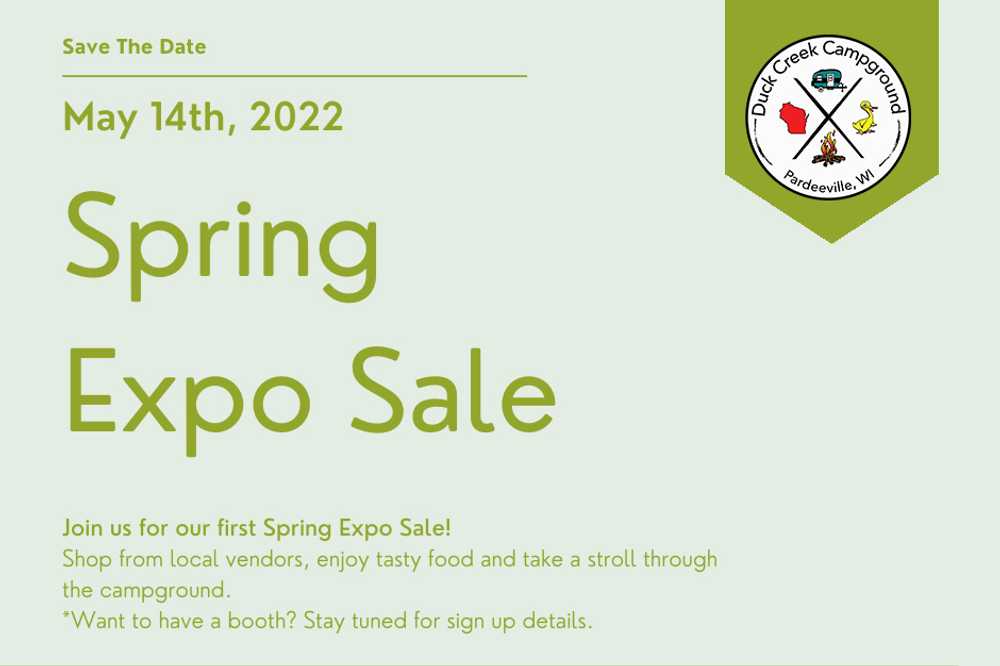 Spring Expo Sale