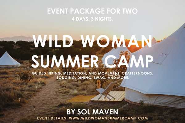 Wild Woman:  Shared Bell Tent Double Twin FOR TWO