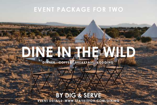 Bell Tent: Queen - Dine In The Wild