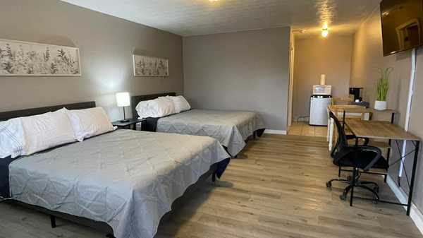 Motel Room - Two Queen Beds