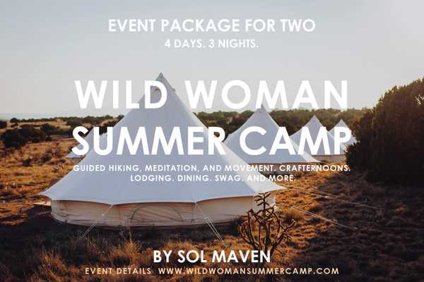 Wild Woman: Shared Bell Tent Queen FOR TWO