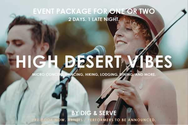 Bell Tent: Double Twin - High Desert Vibes Package