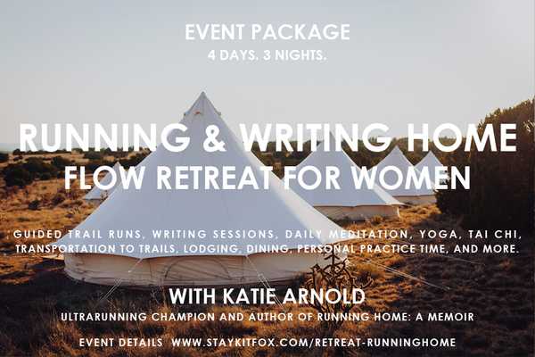 Running & Writing Flow Retreat for Women: Queen Bell Tent Package, $2095 / $2395 per person, Double Occupancy