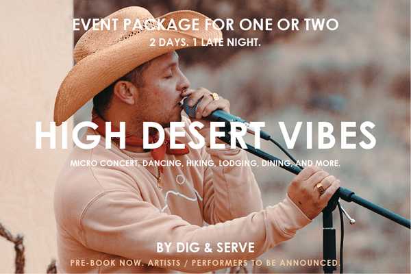 Bell Tent: Queen - High Desert Vibes Package