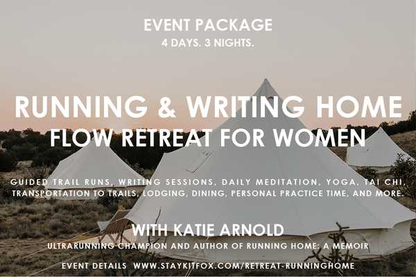 Running & Writing Flow Retreat for Women: Queen Bell Tent Package, $2595 per person, Single Occupancy