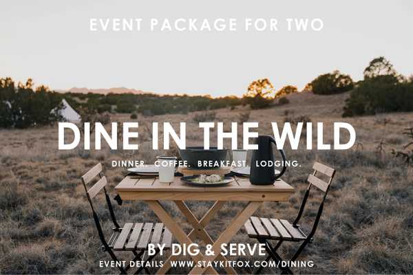 Bell Tent: Double Twin - Dine In The Wild