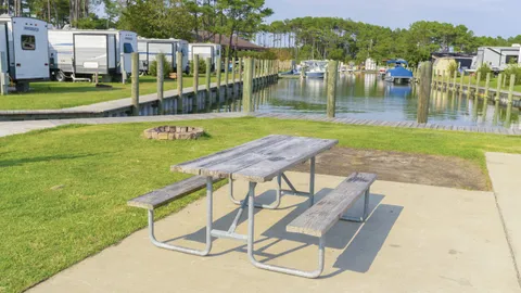 Waterfront Full Hookup Back-In RV Site — image 10 of 10
