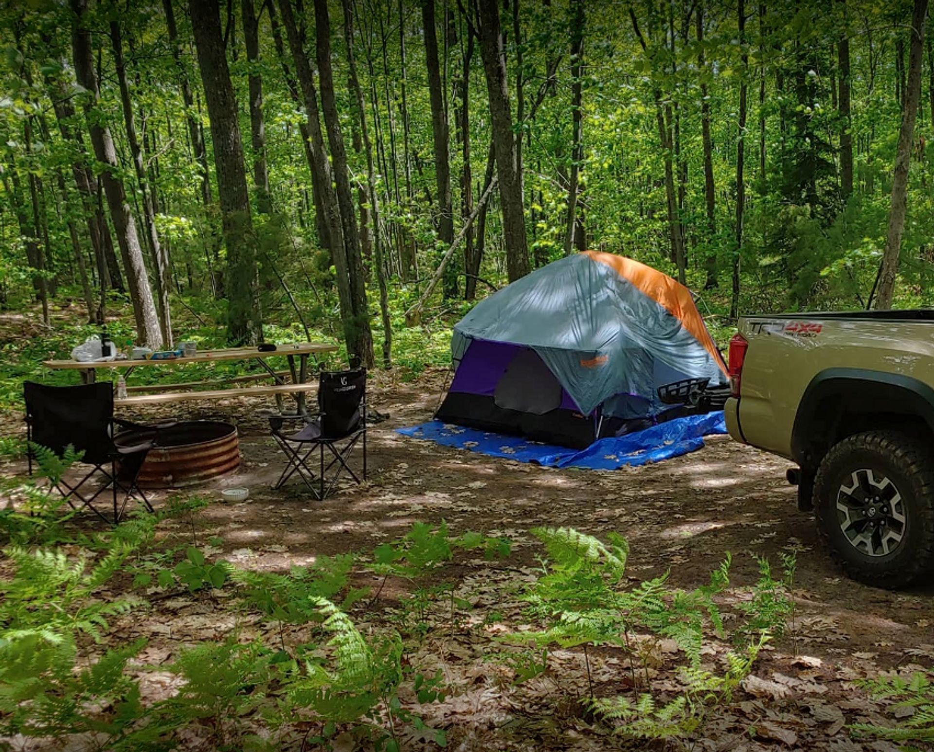 Forestville Campground, Marquette, Michigan