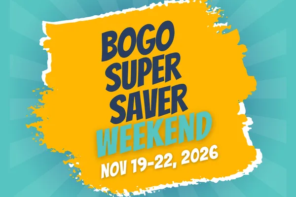 SUPER SAVER Weekend - November 2026