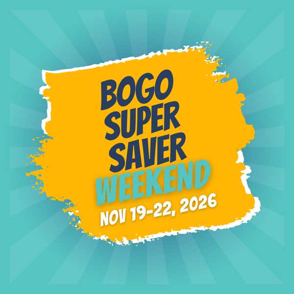 SUPER SAVER Weekend - November 2026