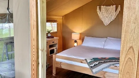 Premium Riverfront Glamping Tent (Haven) — image 2 of 7