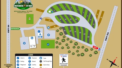 Full Hook Up Back In Site, Full Patio, Covered Pavilion (Front of Park)  SITE: — image 13 of 13