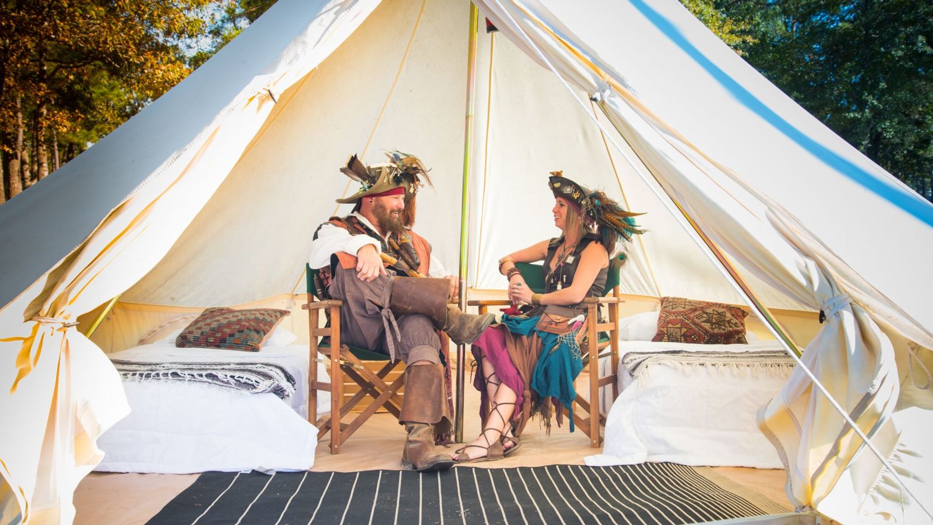 Fields of New Market Campground at Texas Renaissance Festival