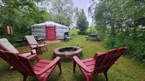 Mongolian Yurt with hot tub — image 1 of 1