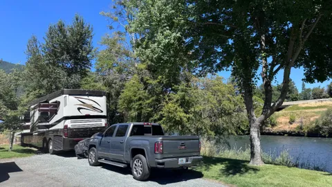 Riverfront Back-In 30/50 Amp RV Site — image 1 of 7