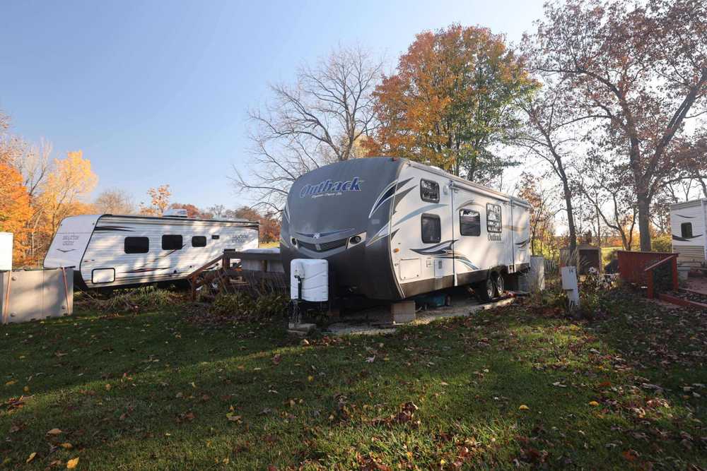 Standard Back In RV Site with Sewer Hook Ups