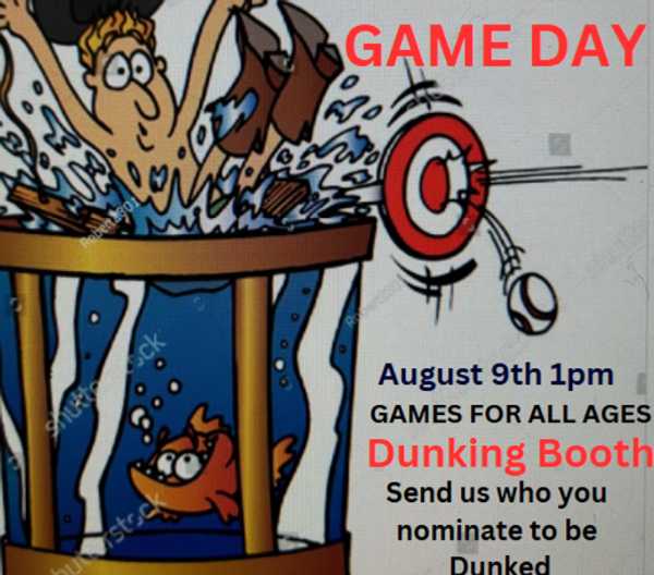 Game Day with Dunkin Booth