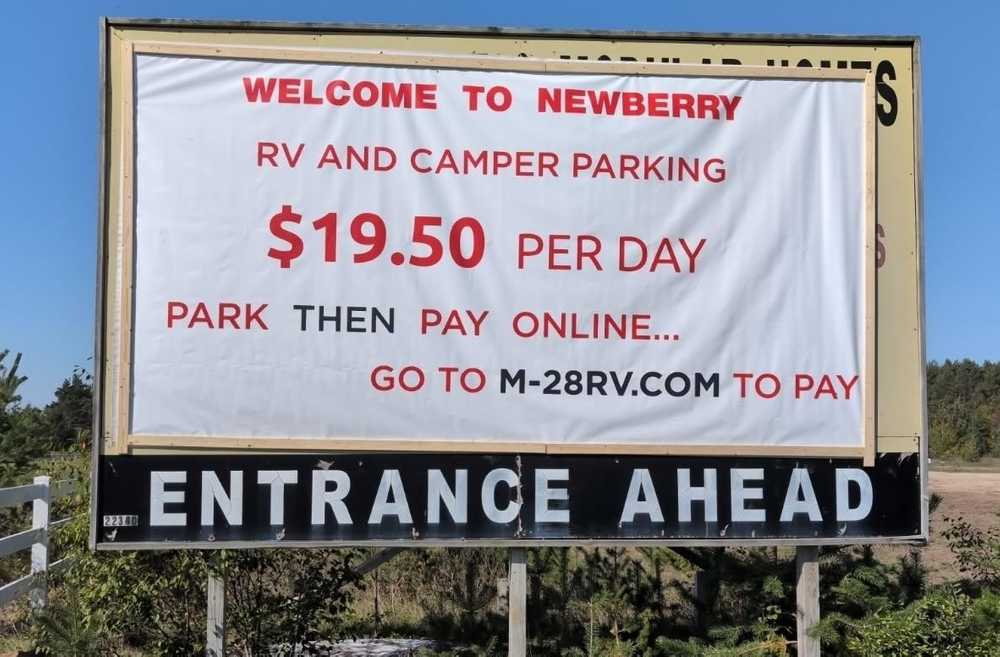 M-28 RV Parking, Newberry, Michigan - Main Photo