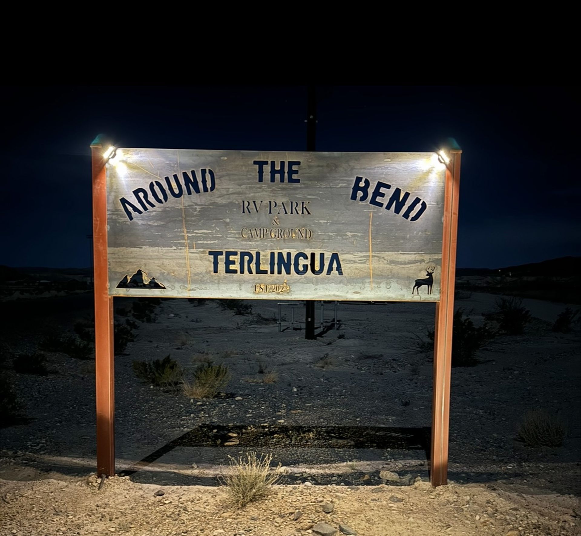 Around the Bend RV Park, Terlingua, Texas