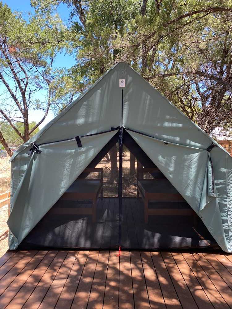 3 Canvas Tents - Sleeps 6