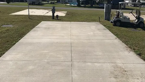 Concrete Pad Full Hookup RV Site w/Patio — image 1 of 1