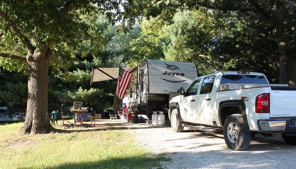 30/50 Amp Standard Back-In RV Site