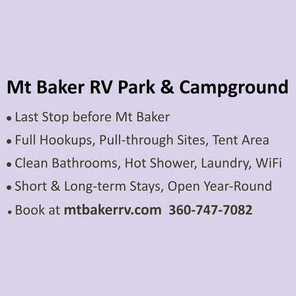 https://mtbakerrv.com/  Mt Baker RV Park & Campground, USA
