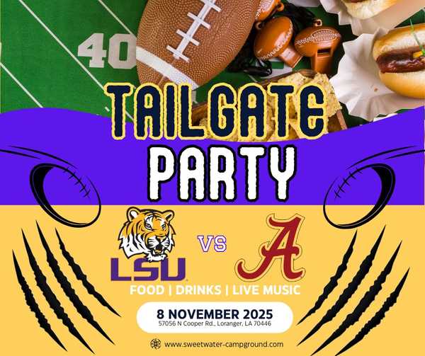 LSU v. Alabama Tail Gating Party