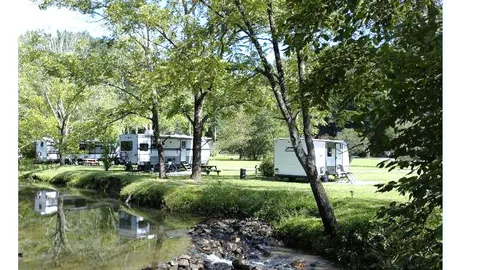 Creekside Tent Site with 110 outlet — image 2 of 4