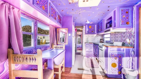 Purple Glamping Trailer — image 2 of 4