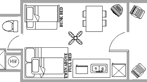 Boo Boo 1 Room Cabins — image 6 of 6