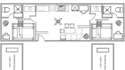Cindy Bear Double Loft Cottages — image 6 of 6