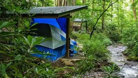 Sanctuary Creekside Tent Site W/E — image 1 of 2