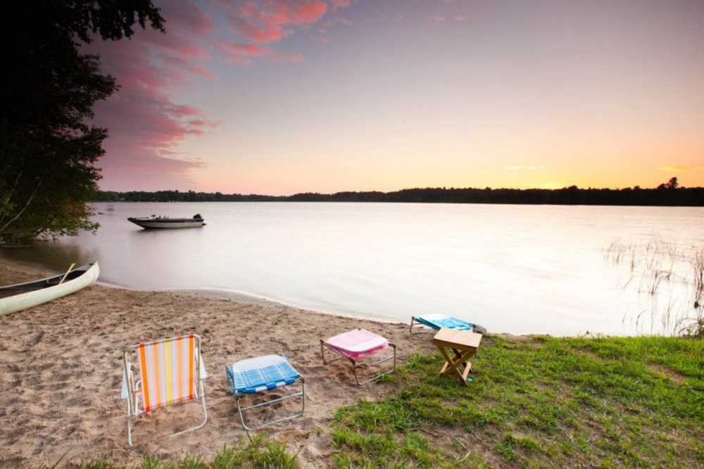 Lakefront Campsite with Private Beach