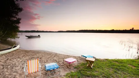 Lakefront Campsite with Private Beach — image 1 of 2