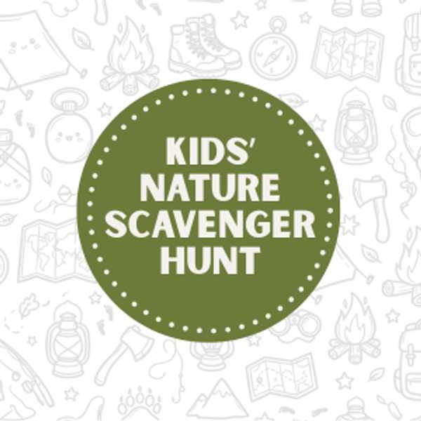 Kids' Nature Scavenger Hunt