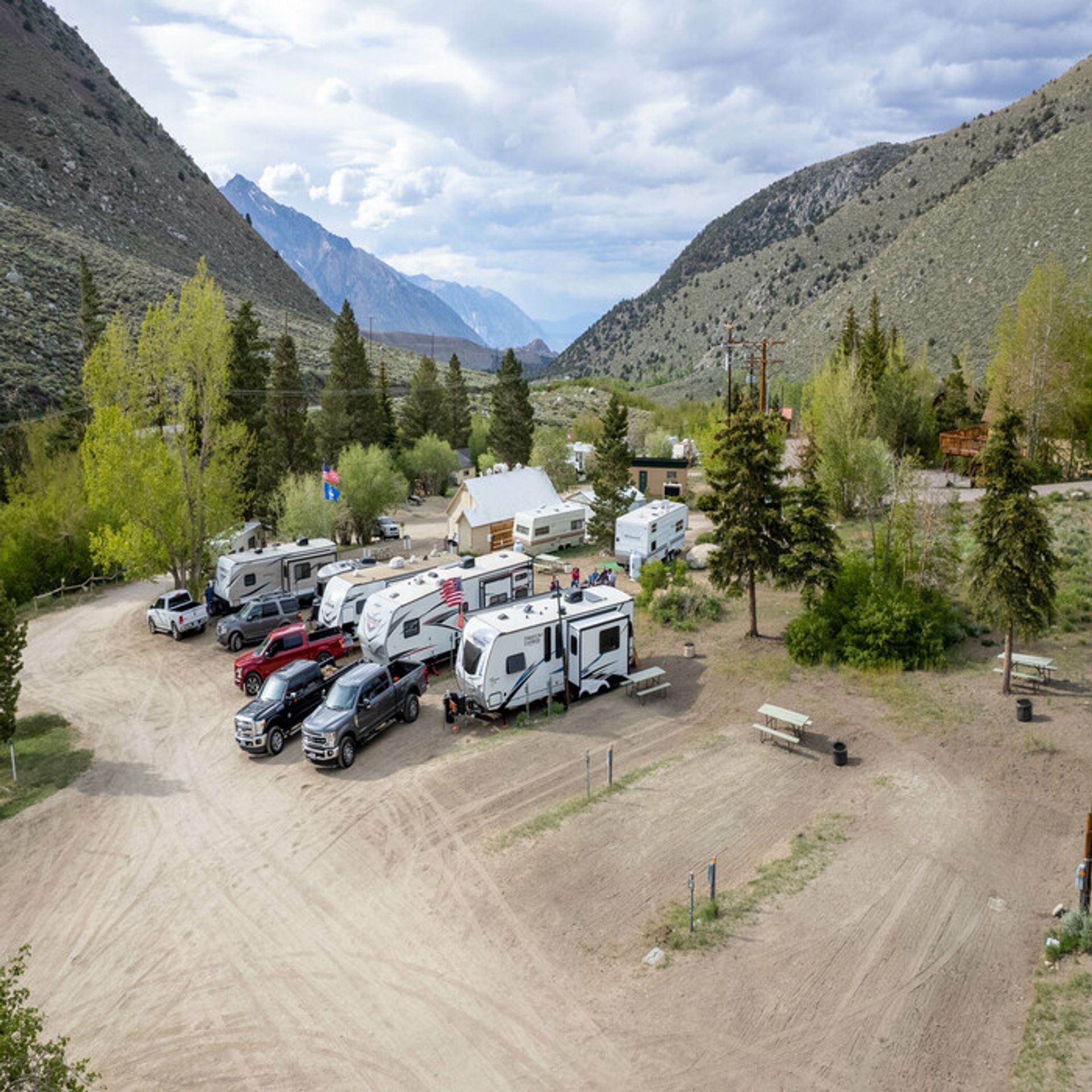 Creekside RV Park, Bishop, California