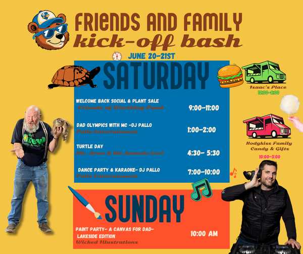 Friends & Family Kick-Off Bash 🎉... 💛 Music, Turtles, Games & More!