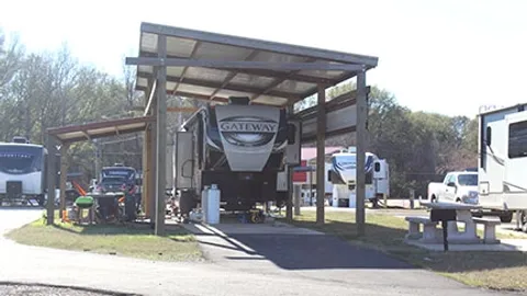Pull-Thru Covered RV Site — image 1 of 1
