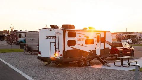 62' Pull-Through RV Site - 30/50 Amp - Full hookups — image 2 of 2
