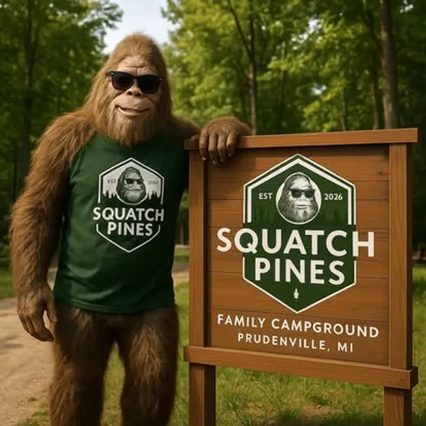 Squatch Pines Family Campground, Prudenville, Michigan campground