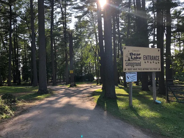 Bear Lake Campground, Manawa, Wisconsin campground