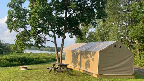 T5- LUX Tent Primative, Lake Views — image 1 of 7