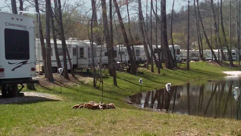 Premium 30/50 Amp Pondside RV Site — image 1 of 6